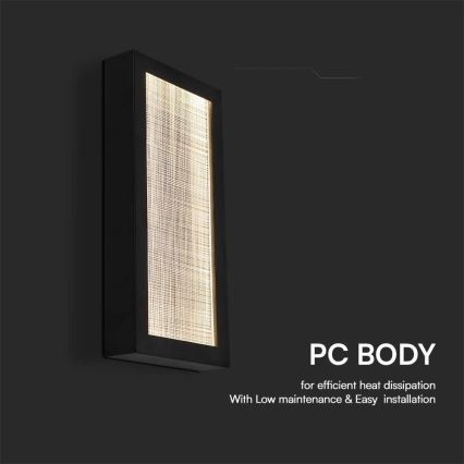 LED vägglampa för utomhusbruk LED/20W/230V IP65 3000K