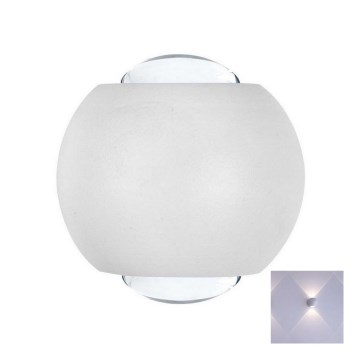 LED vägglampa för utomhusbruk LED/2W/230V 3000K IP54 vit