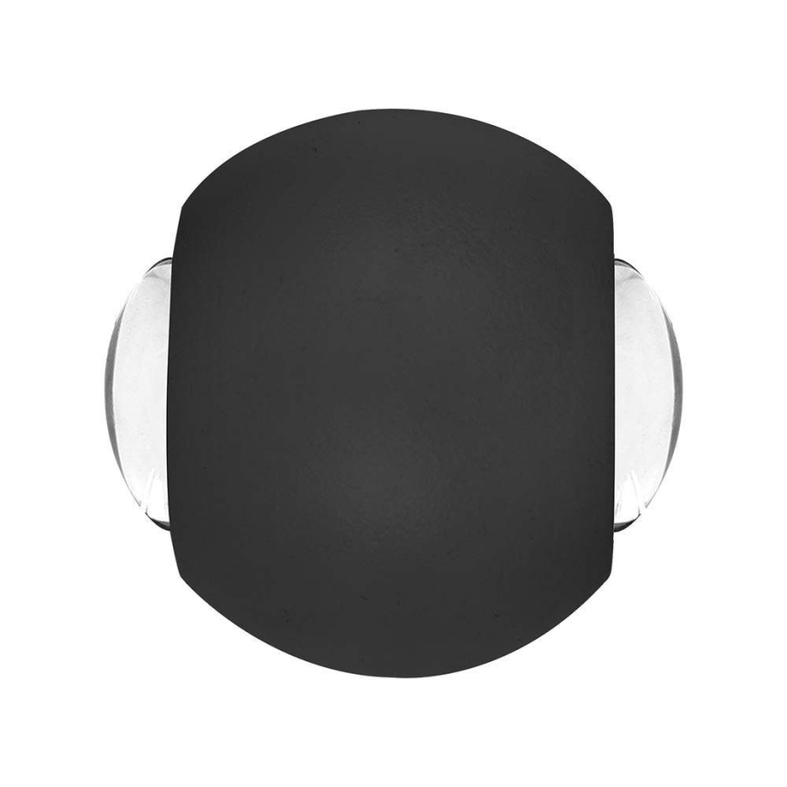 LED vägglampa för utomhusbruk LED/2W/230V 4000K IP54 svart