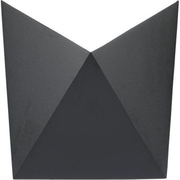 LED vägglampa för utomhusbruk LED/5W/230V 3000K IP65 svart