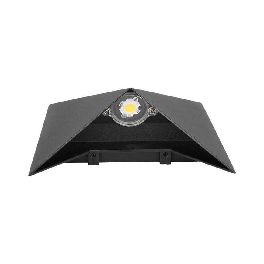 LED vägglampa för utomhusbruk LED/5W/230V 4000K IP65 svart