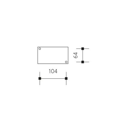 LED vägglampa för utomhusbruk NATURA LED/12W/230V 4000K IP65 brun/antracit