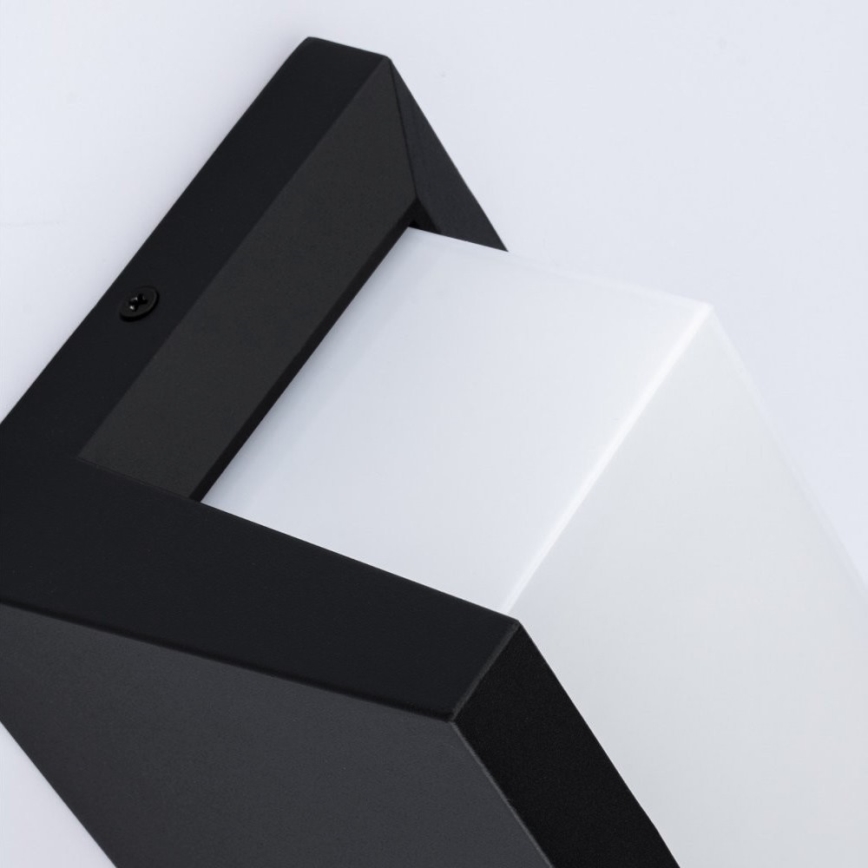 LED vägglampa för utomhusbruk NEELY 1xE27/9W/230V 3000K IP54 svart