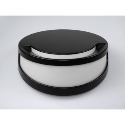 LED vägglampa för utomhusbruk REES LED/10W/230V IP54 3500K svart