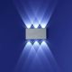 LED vägglampa för utomhusbruk SILBER 6xLED/1W/230V IP54