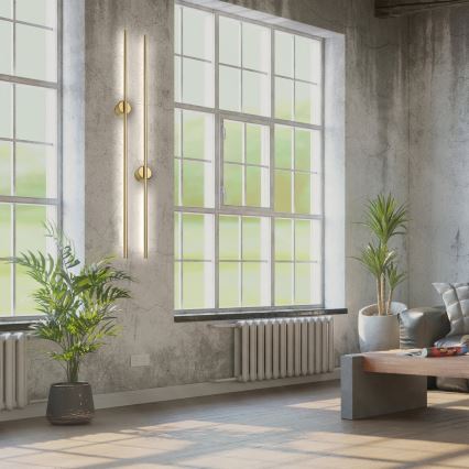 LED vägglampa LANA LED/12W/230V 4000K matt guld