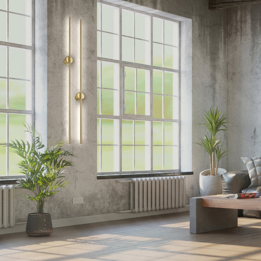 LED vägglampa LANA LED/12W/230V 4000K matt guld
