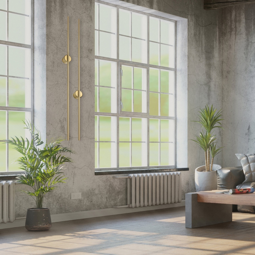 LED vägglampa LANA LED/12W/230V 4000K matt guld