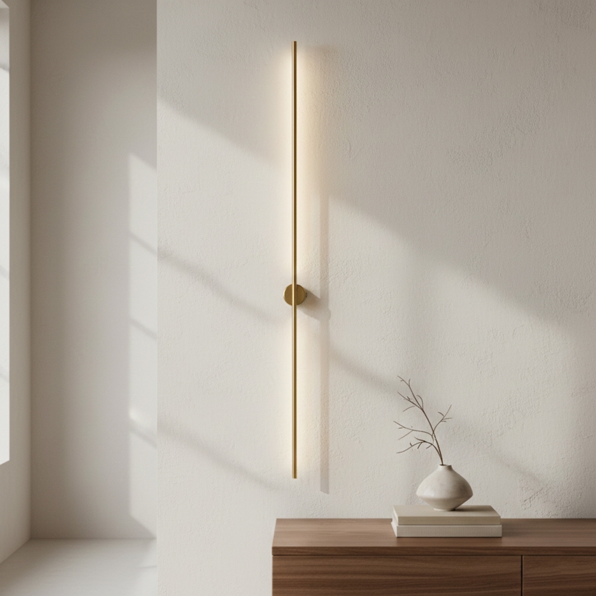 LED vägglampa LANA LED/12W/230V 4000K matt guld