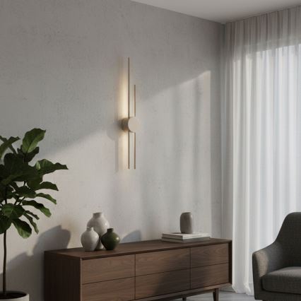 LED-vägglampa LANA LED/15W/230V 4000K beige