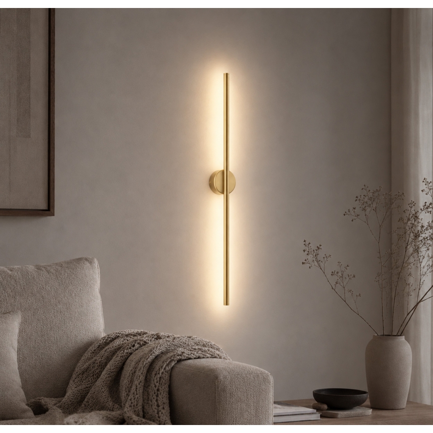 LED vägglampa LANA LED/7W/230V 4000K guld