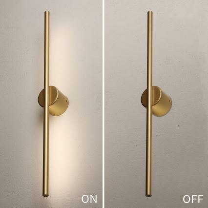 LED vägglampa LANA LED/7W/230V 4000K guld