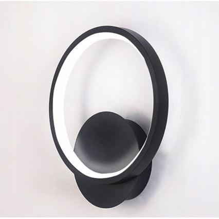 LED-vägglampa LED/14W/230V svart