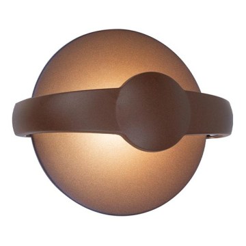 LED-vägglampa MAYORKA LED/12W/230V brun