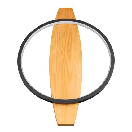 LED-vägglampa MELISA 12W/230V, furu