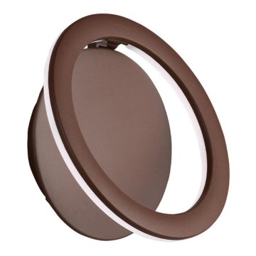 LED-vägglampa PALERMO LED/16W/230V brun
