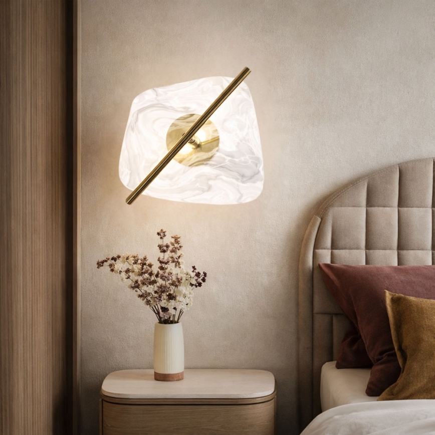 LED-vägglampa RELAX LED/5W/230V guld/vit