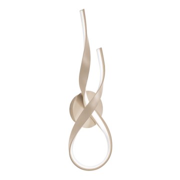 LED vägglampa RIBBON LED/21W/230V beige