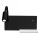 LED-vägglampa SHELF LED/4W+LED/5W+LED/2W/230V svart