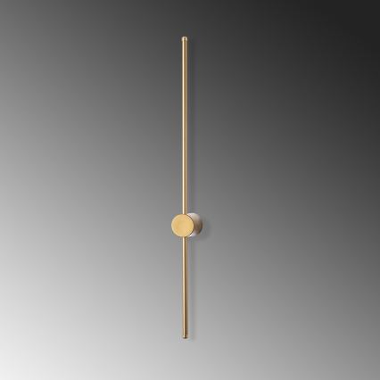 LED-vägglampa SWORD LED/13W/230V 3000K matt guld