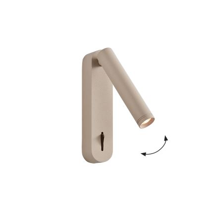 LED väggspot ABRIEL LED/6W/230V beige