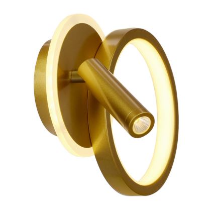 LED väggspot MONET LED/15W/230V guld