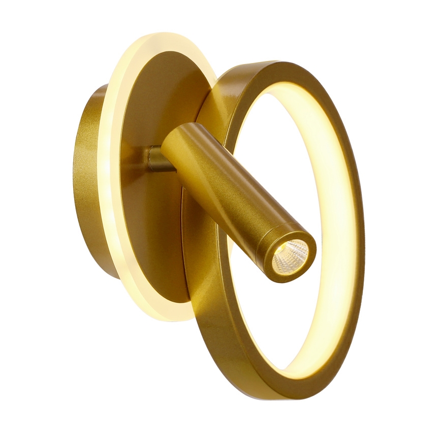 LED väggspot MONET LED/15W/230V guld