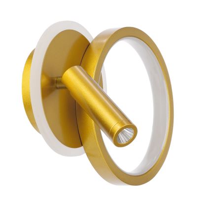 LED väggspot MONET LED/15W/230V guld