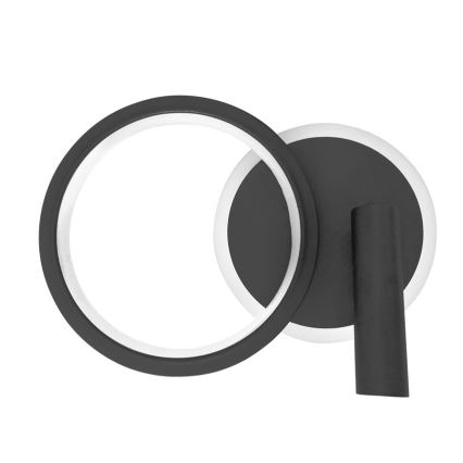 LED väggspot MONET LED/16W/230V svart