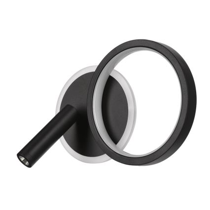 LED väggspot MONET LED/16W/230V svart