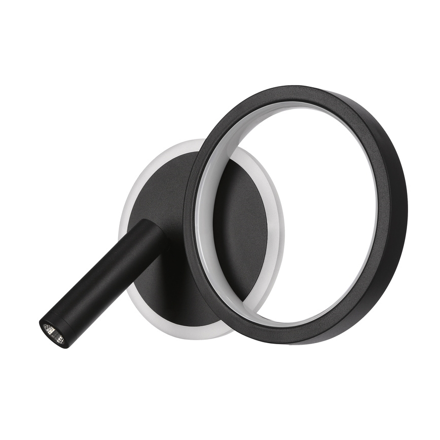 LED väggspot MONET LED/16W/230V svart