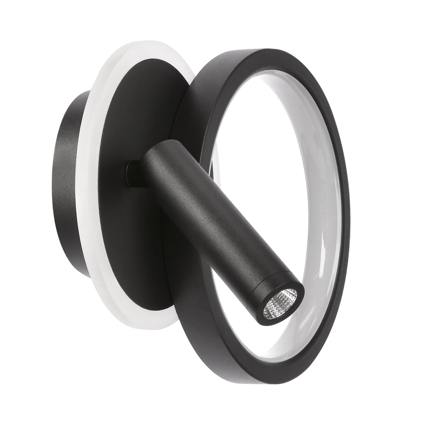 LED väggspot MONET LED/16W/230V svart