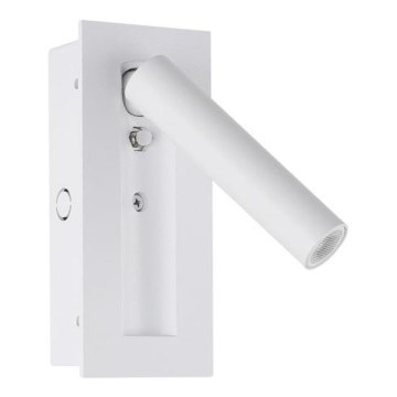 LED-väggspotlight 2W/230V 3000K vit