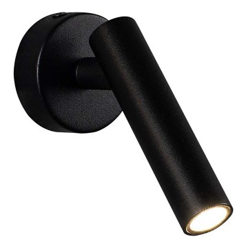 LED väggspotlight LED/2W/230V 3000K svart