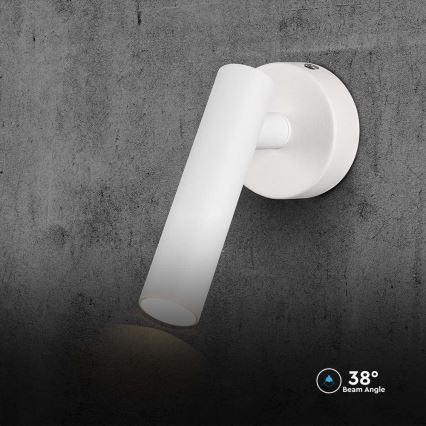 LED väggspotlight LED/2W/230V 4000K vit