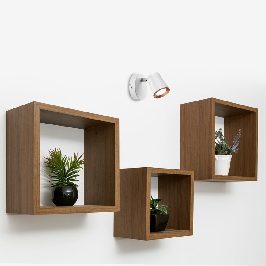 LED Väggspotlight LED/5W/230V 3000K vit