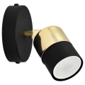 LED väggspotlight TUBSSON 1xGU10/6,5W/230V svart/guld