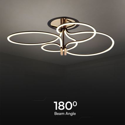 LED ytmonterad ljuskrona LED/36W/230V 3000K