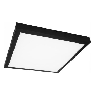 LED-ytmonterad panel CHRIS LED/20W/230V 4000K 40x40 cm svart
