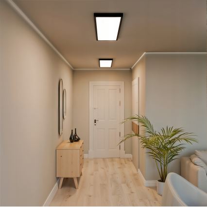 LED ytmonterad panel LED/60W/230V 30x120 cm svart