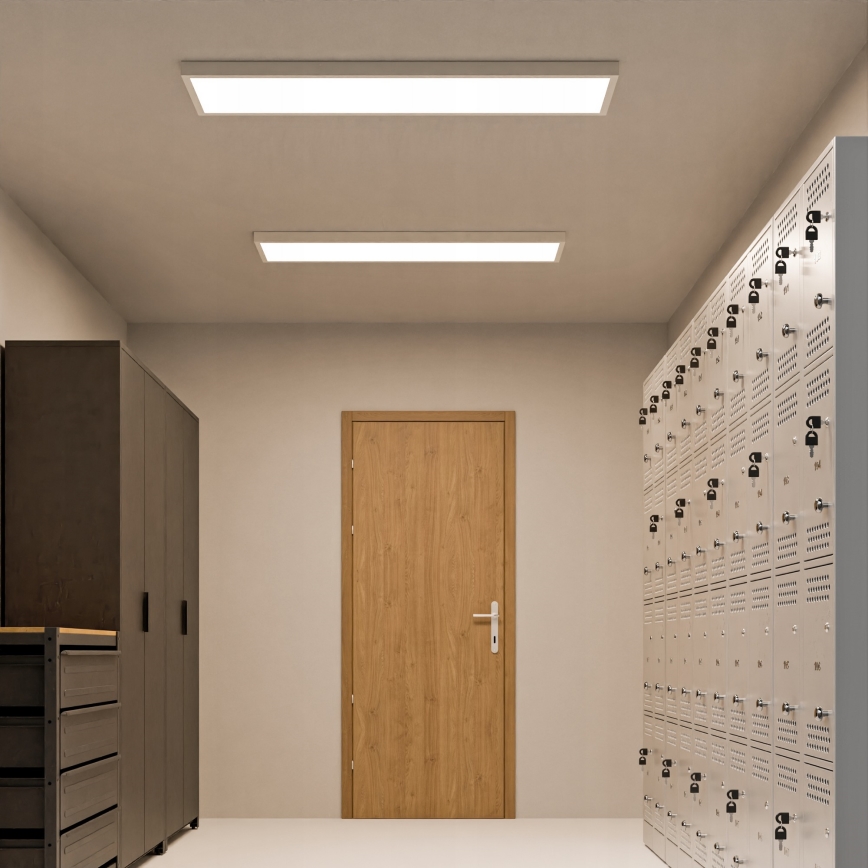 LED ytmonterad panel LED/60W/230V 30x120 cm vit