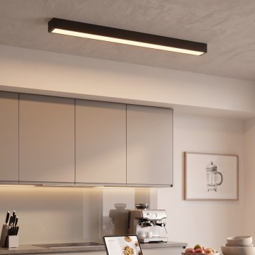 LED ytmonterad/pendel på kabel LED/44W/230V 3000K 120 cm svart