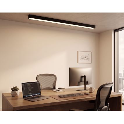 LED ytmonterad/pendel på kabel LED/44W/230V 3000K 120 cm svart