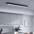 LED ytmonterad/pendel på kabel LED/44W/230V 6000K 120 cm svart