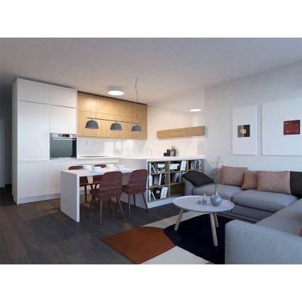 LED2 - LED Dimbart takarmatur MONO LED/100W/230V 3000K/4000K vit