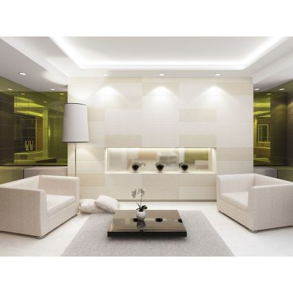 LED2 - LED Badrumsinfälld armatur SLIM LED/10W/230V IP43 CRI 90