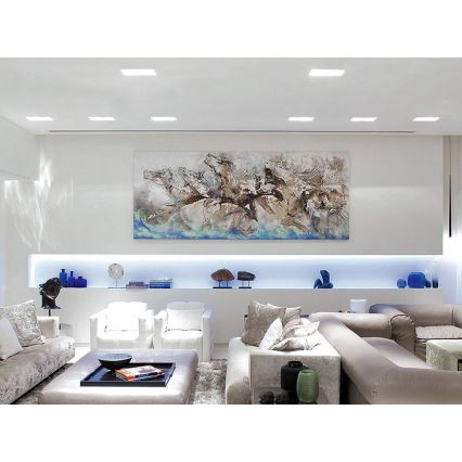 LED2 - LED Badrumsinfälld armatur SLIM LED/20W/230V IP43 CRI 90
