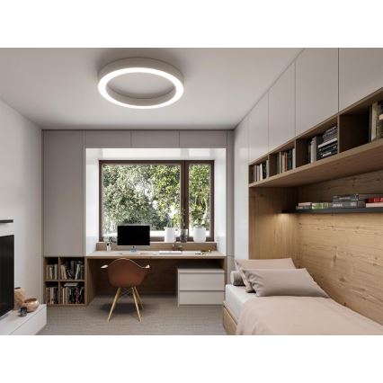 LED2 - LED Dimbar taklampa SATURN LED/50W/230V 3000K/4000K vit