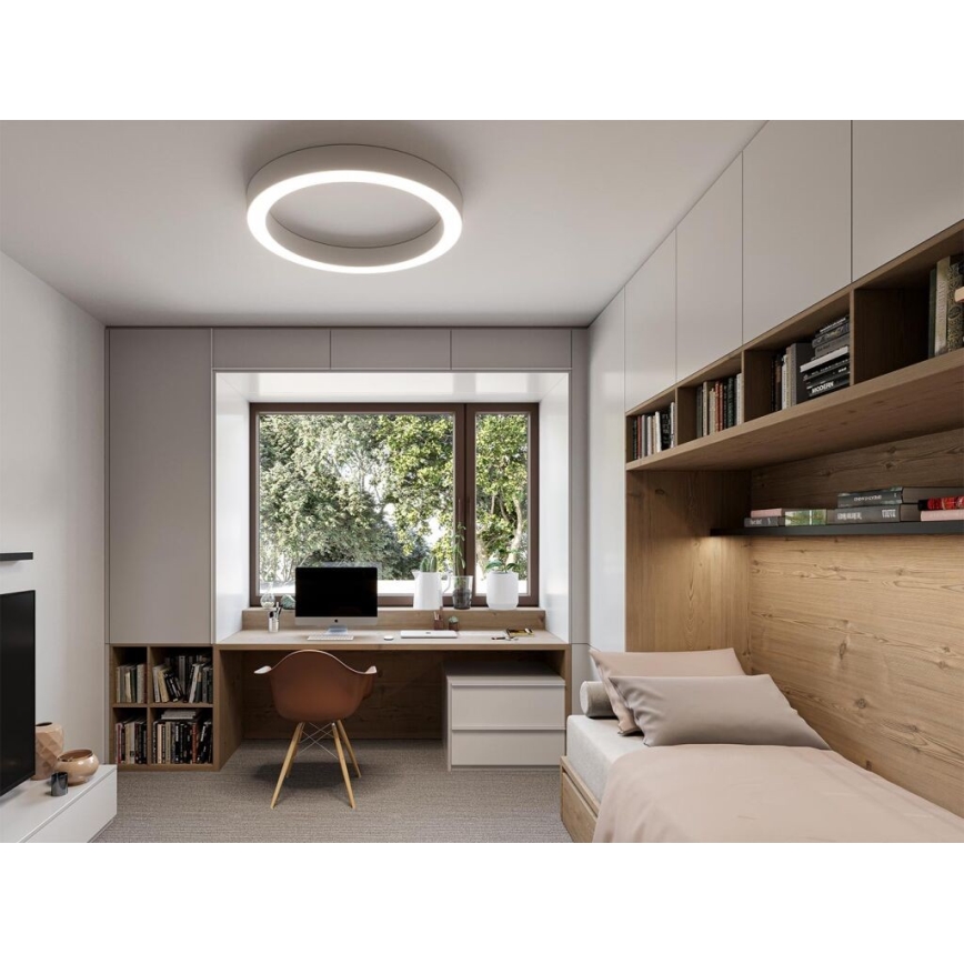 LED2 - LED Dimbar taklampa SATURN LED/50W/230V 3000K/4000K vit