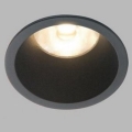 LED2 - LED infälld Badrumbelysning RAY LED/10W/230V svart IP44